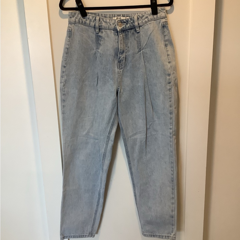Twik Light Blue Denim barrel jeans by twik